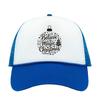 Christmas Patterned Mesh Trucker Cap with Rope & Hot Stamped Logo