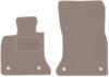 Beżowe dywaniki przednie do: BMW 5 GT F07 liftback (2009-2017)
