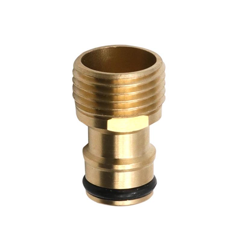 4-Minute Nipple Connector Water Gun Nozzle - 1/2" Thread Garden Car Wash Quick Connector