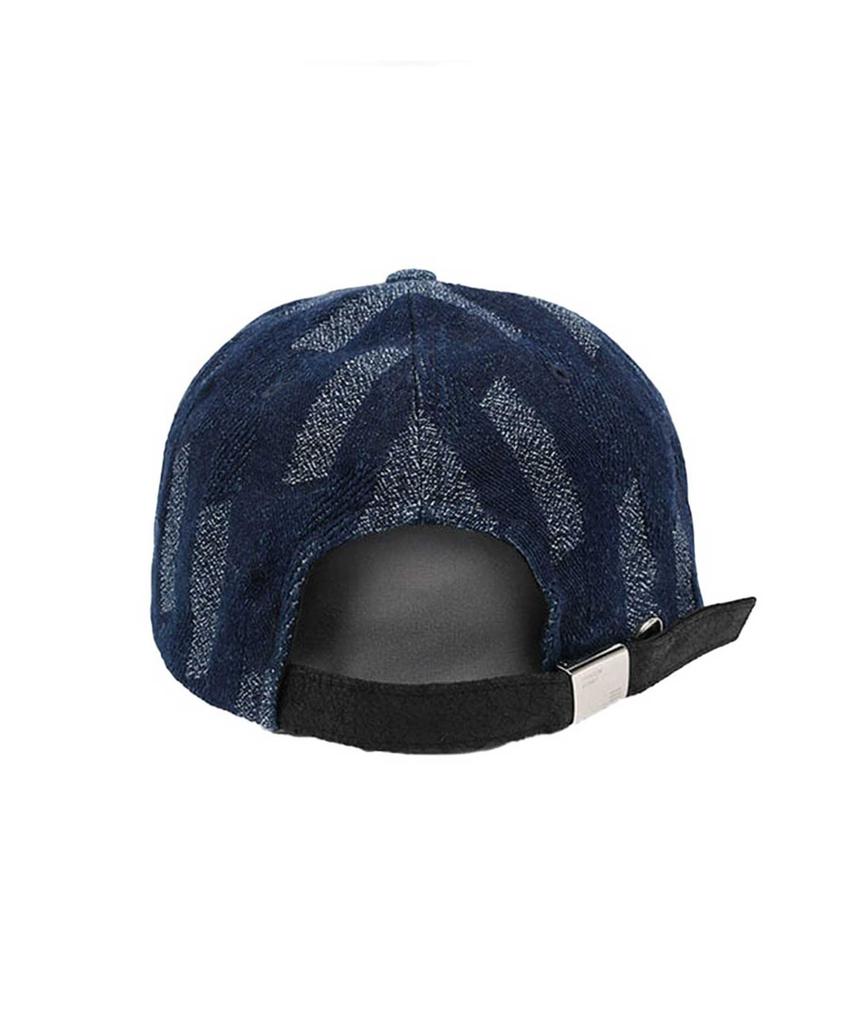 Beullaeglikeullusibeu Denim Embossed Ball Cap [Bk15Ucw007]