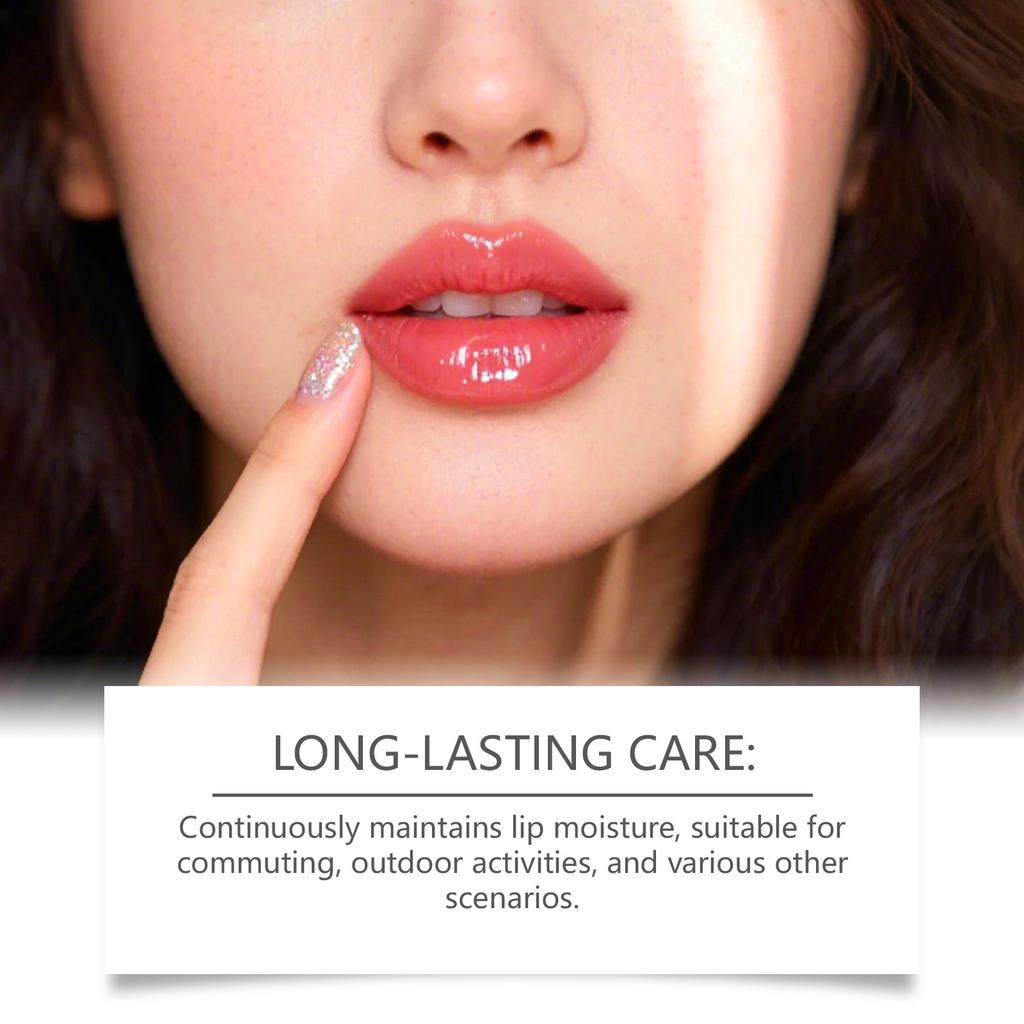 Nourishing Moisturizing Lip Balm, Hydrating & Smoothing Lips, Non-Sticky Glossy Lip Care