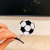 10pcs/set Zinc Zinc Alloy Basketball Hair Clips Flocking Side Clip for Fans  Cheering Props