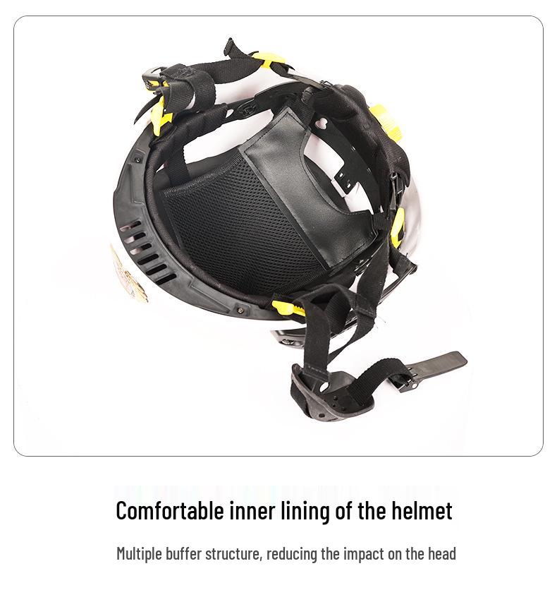 Flame Retardant Shockproof Fire Rescue Safety Helmet