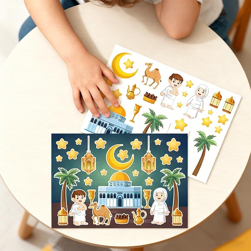 Ramadan Decorations  Ramadan Stickers Temporary Tattoo Sticker Muslim Party Supplies Ramadan Mubarak Accessories
