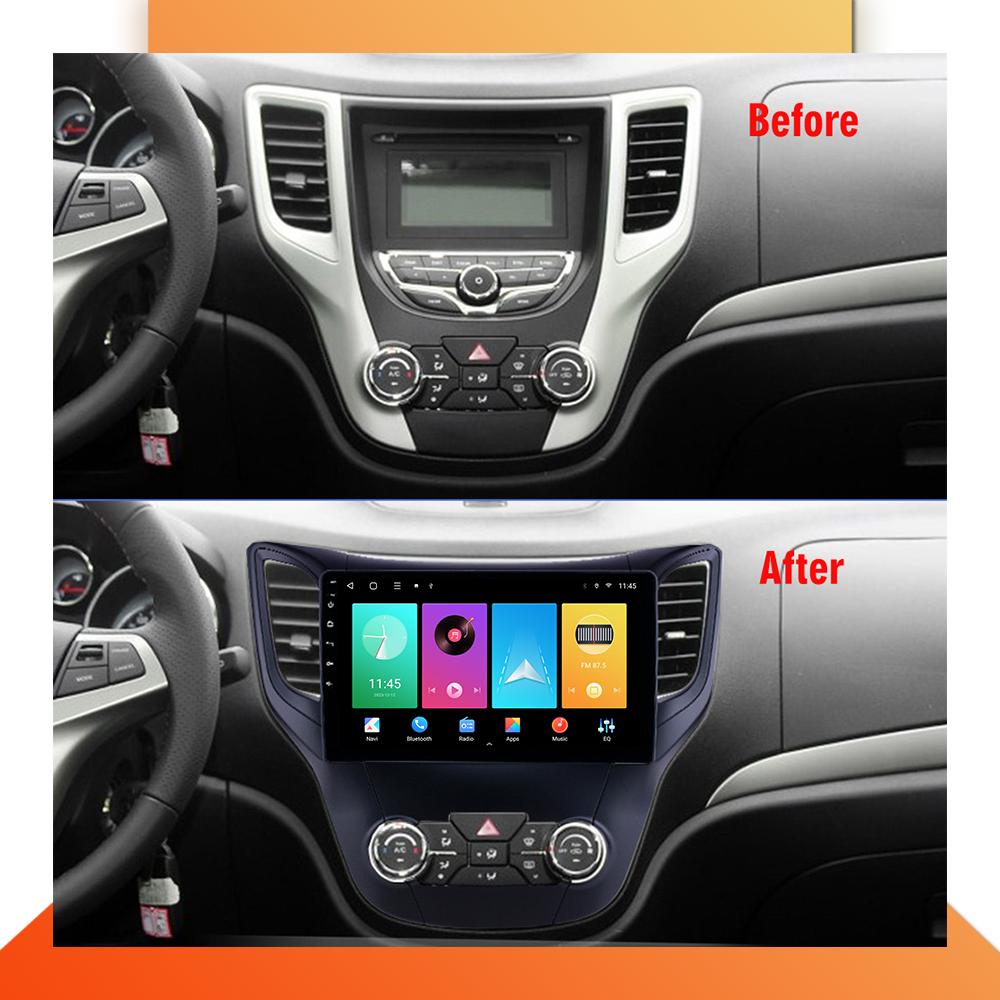 Autoradio Android Auto Carplay für Changan CS35 2013 - 2017 Multimedia-Player Head Unit Stereo GPS Navigation BT WIFI 1 + 16GB