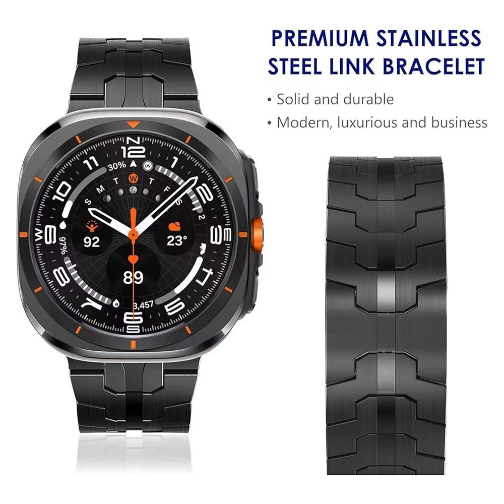 Butterfly Buckle Strap for Samsung Galaxy Watch8 44mm/40mm/Watch8 Classic 46mm Titanium Alloy Watch Band