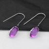 Multicolor Cat Eye Stone Teardrop Earrings For Women Water Drop Dangle Ear Jewelry Fashion Accessories