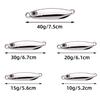 10PC/lot Metal Cast Jig Spoon 10g 20g 30g 40g Lures set With Hook Casting Jigging Fish Sea Bass Fishing Lure Artificial Bait