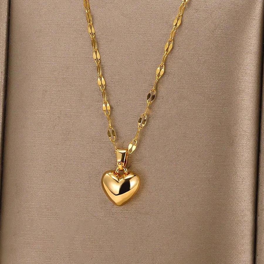 Women s Heart Pendant Necklace - Light Luxury High-End Clavicle Chain