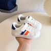 2025 toddler shoes boys and girls little white shoes baby shoes soft sole spring and autumn children's non-slip baby girl shoes