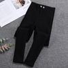 Women's Black Kitten Magic Leggings - Extra Thick Autumn/Winter Lambswool Tight Pants