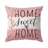 Pink White Cherry Blossom Cushion Pillowcase Printed Polyester 45x45cm Throw Pillowcover Decorative Sofa Bed Cushion Pillowslip