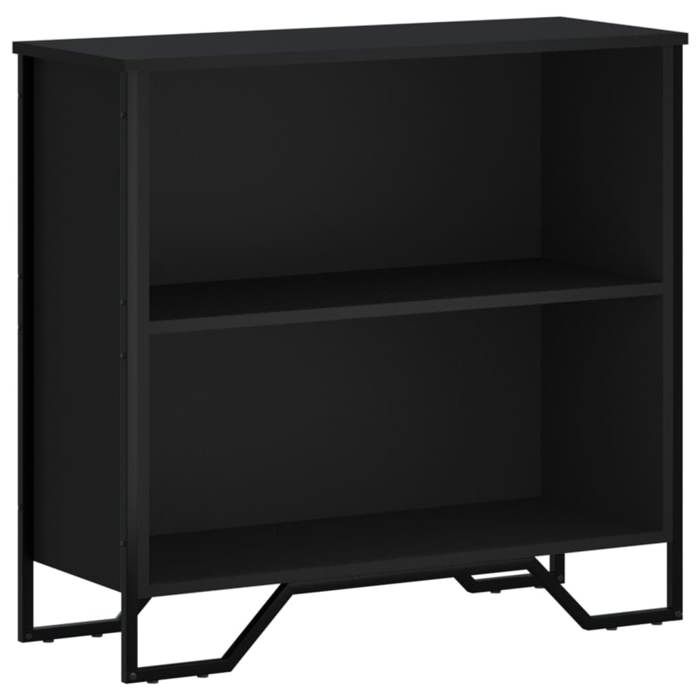 VidaXL Black Bookcase 80x31x74.5 Cm Engineered Wood, Shelf, Bookshelf, Storage Shelf, Cabinet 848619