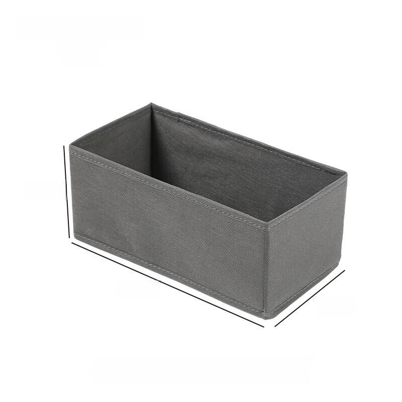 Foldable Grey Underwear Storage Organizer - 3-Piece Set