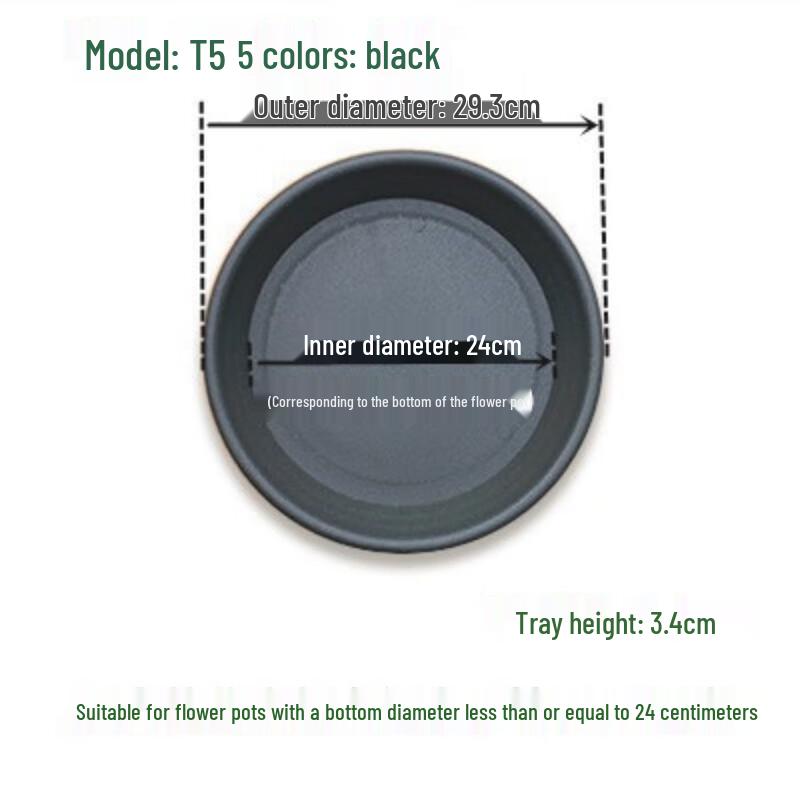 

Thickened Round Flower Pot Drip Tray