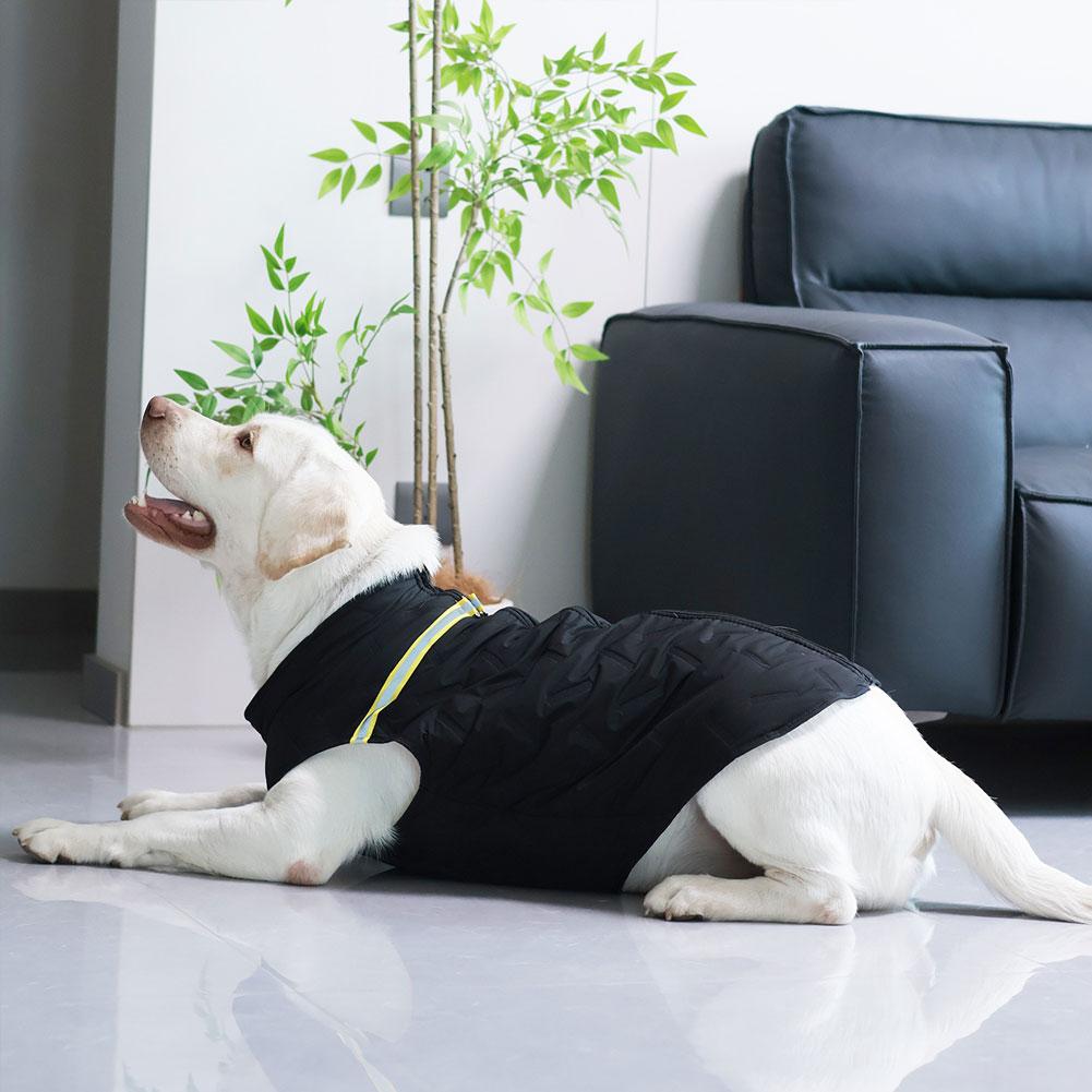 1.5-32.5kg Warm Waterproof Vest Golden Retriever Big Dog Clothes Winter Dog Vest Coat for Small Medium Large Dogs