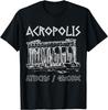 Acropolis Athens Greece Souvenir Greek Parthenon T-Shirt 100% Cotton O-Neck Short Sleeve Summer Casual Mens T-shirt Streetwear