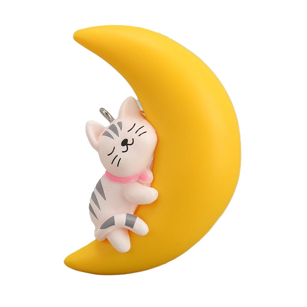 Floating Aquarium Decorations Moon Safe Exquisite Cute Moon Animals Decor for Fish   Accessories