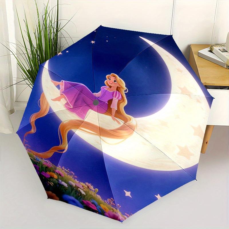 

Princess, Moon Automatic Opening and Closing Umbrella, Compact Travel Umbrella, Lightweight and Portable, Suitable for Beach Commuting Busin