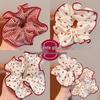 Red Sweet Polka Dot Ponytail Hair Tie - 2025 Large Intestine Bun High-Grade Headdress Accessory