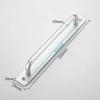 180mm/210mm Length Sliding Door Handle Double Hole Aluminum Alloy Non Perforated Door Handle Durable Smooth Punch-free Pulls