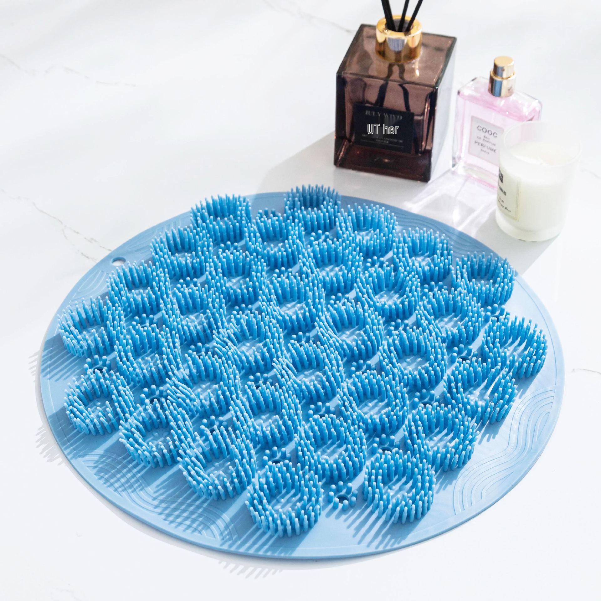 

Large Suction Cup Foot Scrubber Pad: Bath Brush & Dead Skin Remover 30cm Diameter