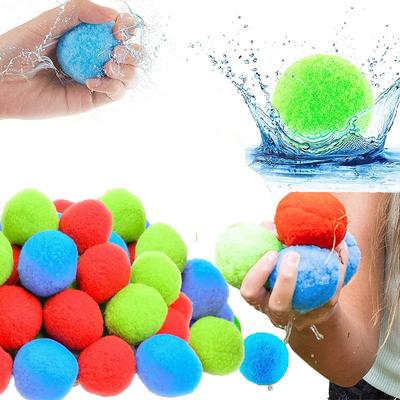 20 PCS Reusable Water Balloons Quick Fill Self Sealing Water Bomb Splash Balls Water Fight Beach Boobs Party Game Summer Outdoor Toys for Kids