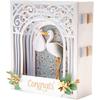 2024 3D Christmas Scene Frame Cutting Dies, 2-Piece Metal Set for DIY Scrapbooking