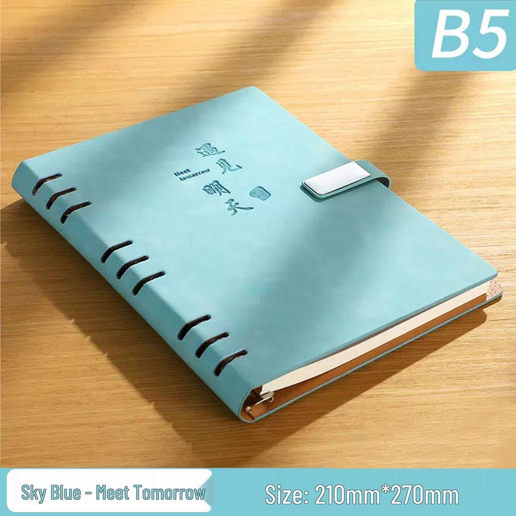 Abnehmbares B5 Hochwertiges Notizbuch-Set mit losen Blättern: Geschenk für Studenten & Geschäftsleute