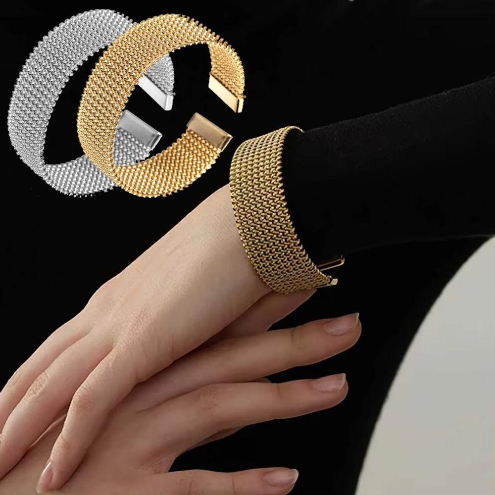 Vintage Weave Cuff Bracelet Waterproof Open Cuff Bangle Vintage Cuff Bracelet  Women Jewelry