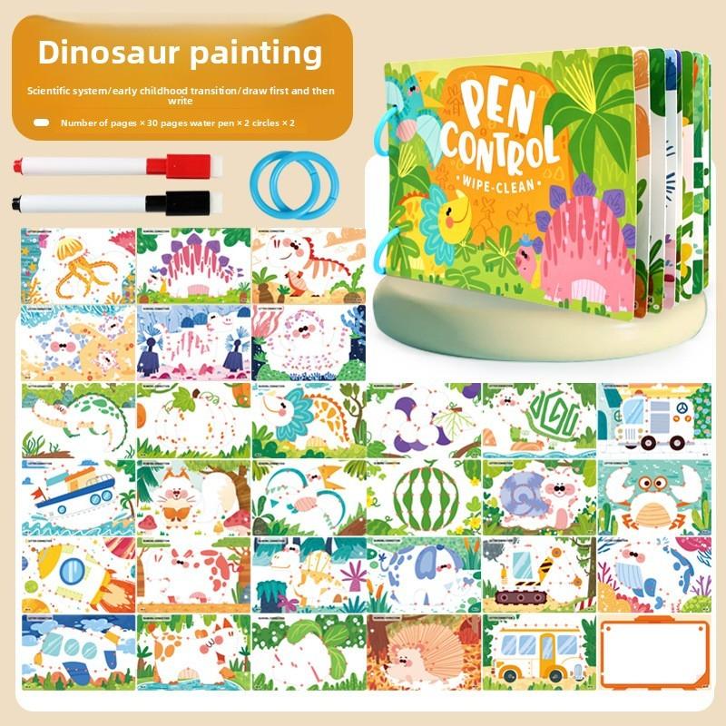 

Kids Focus Maze Training Cards With Erasable Surface For Early Education Development Style C