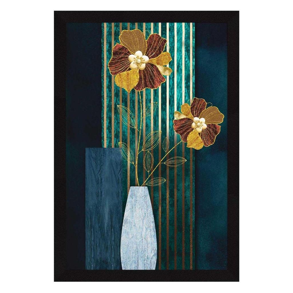 Dekorační obrazy s rámem pro domácí dekoraci - Obraz do obývacího pokoje - Zarámovaný obraz pro nástěnnou dekoraci, 12,5 x 18,5 palce, sada 1 ks