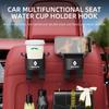For Renault Koleos Duster Megane 2 Logan Clio 2pcs Car Seat Back Water Cup Holder Hook Storage Box Vehicle Drink Storage Hanger XX7