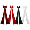 Extra Large Christmas Velvet Bow 6.6 Ft Seasonal Decorations Big Tree Topper Bow Rustic Christmas Decor For Home Wall Stairs