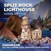 Ugears Split Rock Lighthouse Puzzle Wooden Craft Model No Glue or Tools Required - -