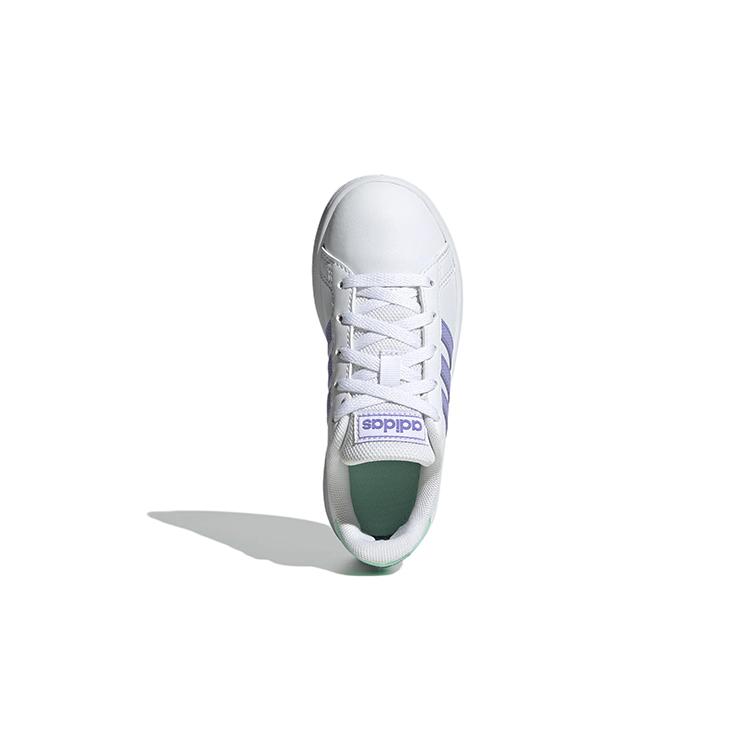 Adidas Neo GRAND COURT K Comfortable Low top Kids' Skateboarding Shoes White Kids' GX5775