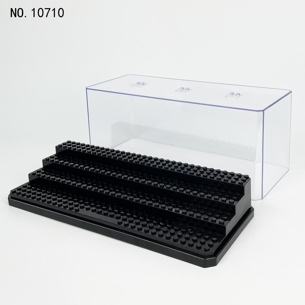 Fourth-Order Transparent Display Box 10710 Dust-Proof Storage Box Small Particle Building Block Toy Acrylic