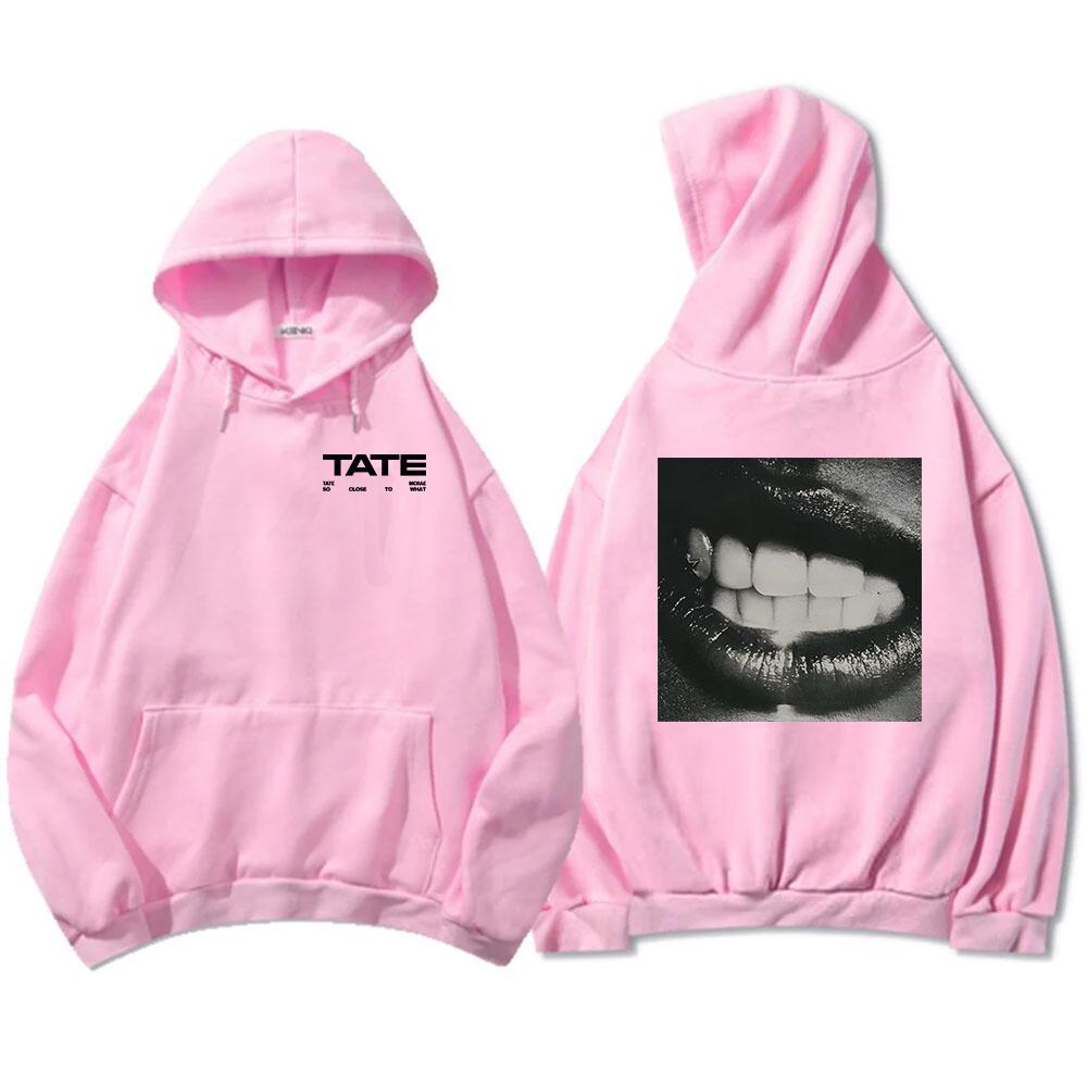 Tate McRae So Close To What Hoodies 2026 New Album Printing Sweatshirts Men Women Clothing Fleece Casual Unisex Oversized Streetwear