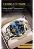 Binbang Luminous Skeleton Waterproof Quartz Men's Watch