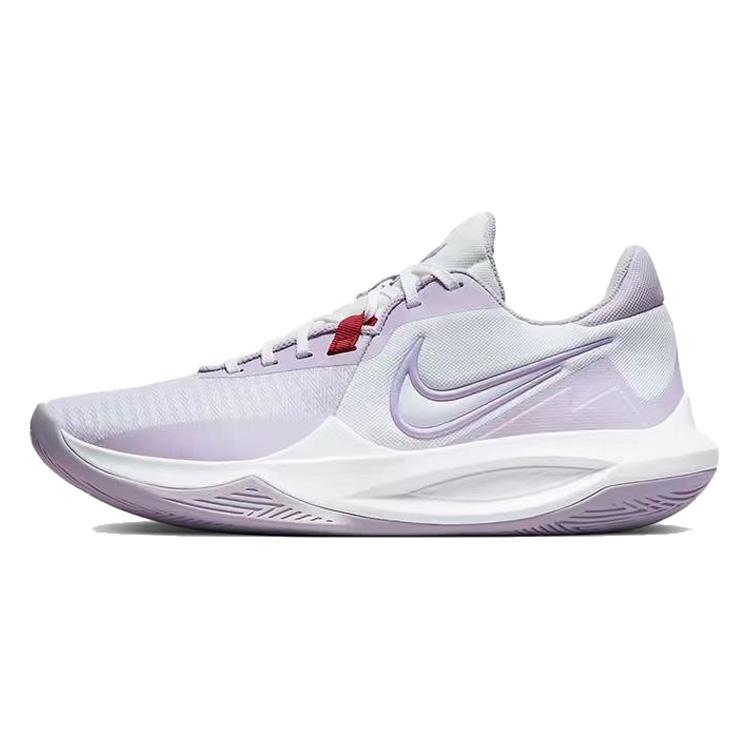 Nike Precision 6 Low top Basketball Shoes Men's Pink Yellow DD9535-100(Team91-6 )