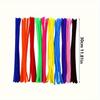 50-450pcs Pipe Cleaners Craft Supplies 11.8" Multi Random Color 30 Colors Craft Pipe Cleaners Bulk for DIY Art and Craft JXB