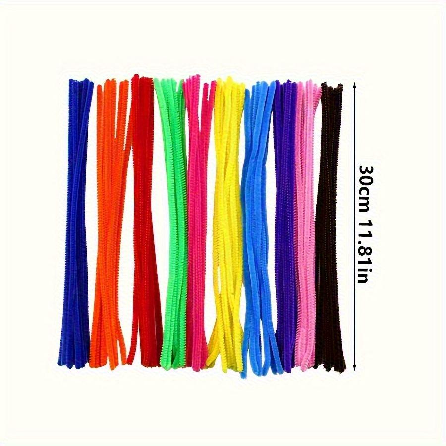 50-450pcs Pipe Cleaners Craft Supplies 11.8" Multi Random Color 30 Colors Craft Pipe Cleaners Bulk for DIY Art and Craft JXB