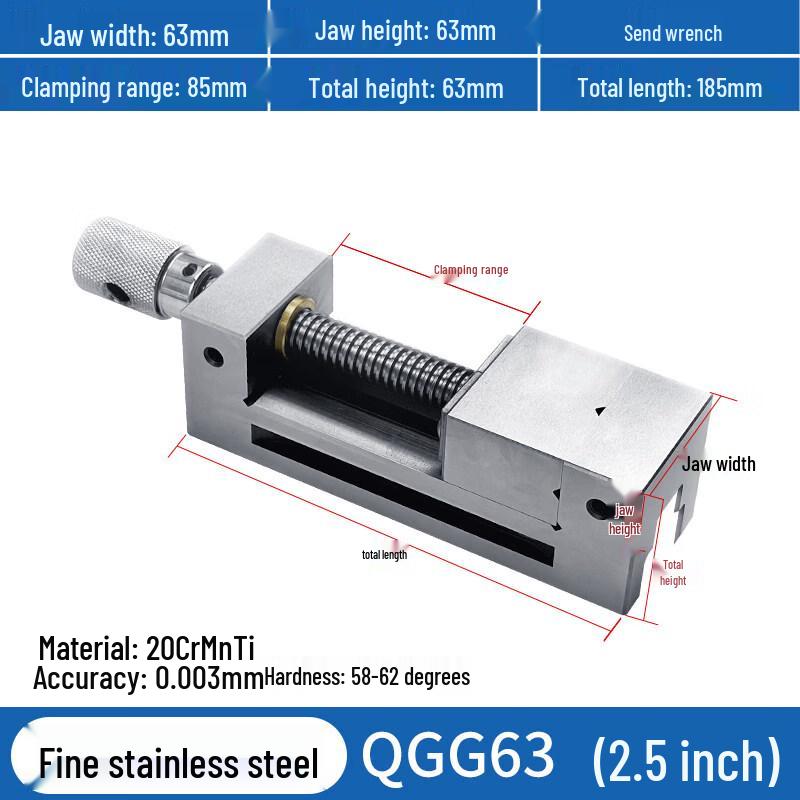 

High-Precision QGG Manual Vise