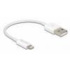 Câble USB - DELOCK - 83001 - 0,15 m - USB 2.0 - USB A vers Micro-USB B/Lightning