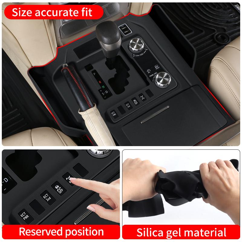 For Toyota Land Cruiser LC200 200 2008- Central Control Protective Sleeve Dust Cover Car Interior Decoration Accessories LHD