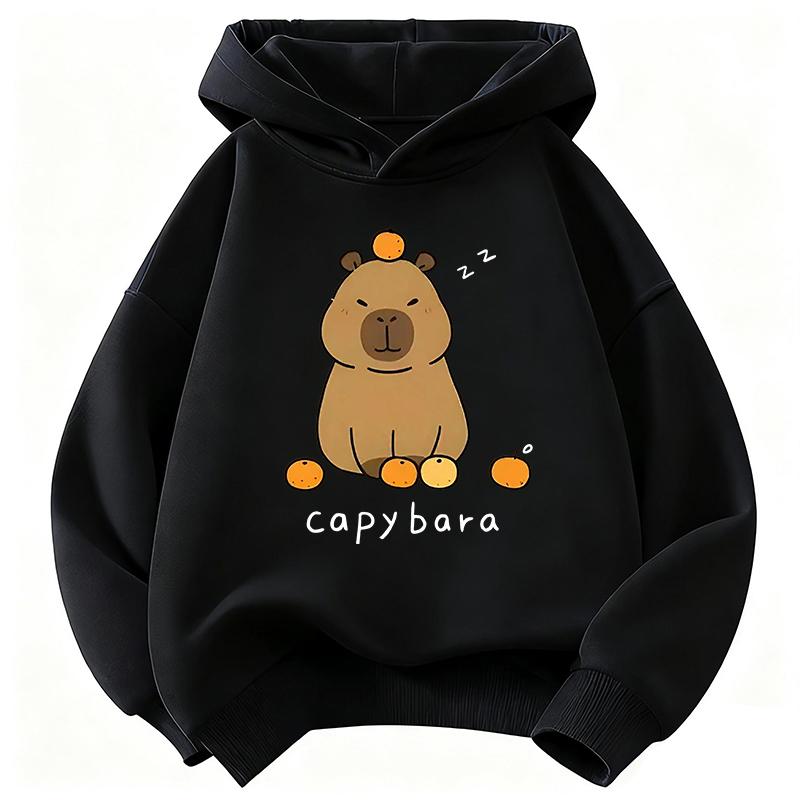 Trendiger Capybara Lustiger Kinder Hoodie Sweatshirt Süßer Harajuku Hoody Für Jungen Mädchen Herbst Frühling Lässige Hoodies