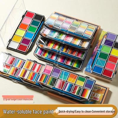 Rainbow Body & Face Paint Watercolor Palette