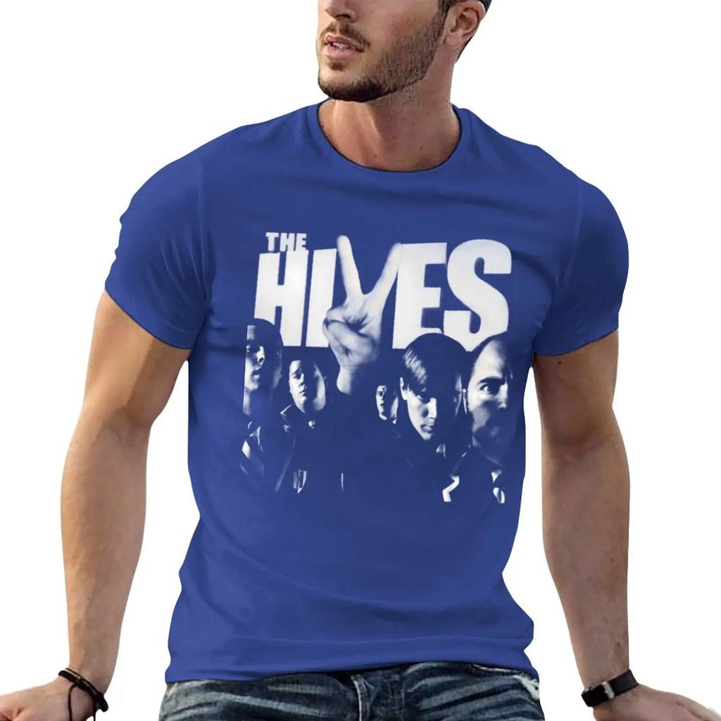 Band The Hives Vintage Tshirt Oversized Boys Whites Shirts Graphic Tee Plus Size Unisex Clothing
