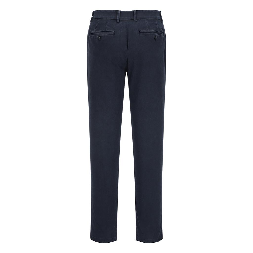 FERRAROMILANO Cotton Stretch Cation Washed Chino Pants Navy (Am0Fbpc35149)