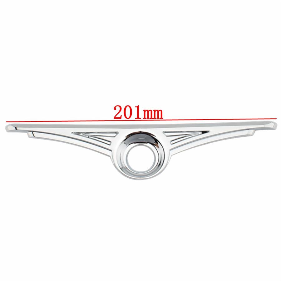 Chrome Rear Trunk Tail Lock Decorative Cover For Honda Goldwing GL1800 2001-2017